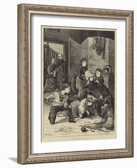 The Royal Nursery-Walter Jenks Morgan-Framed Giclee Print