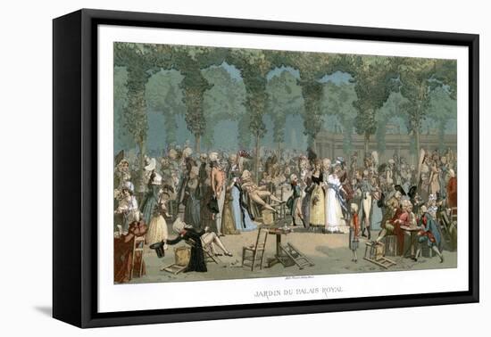 The Royal Palace Garden-Urrabieta-Framed Premier Image Canvas