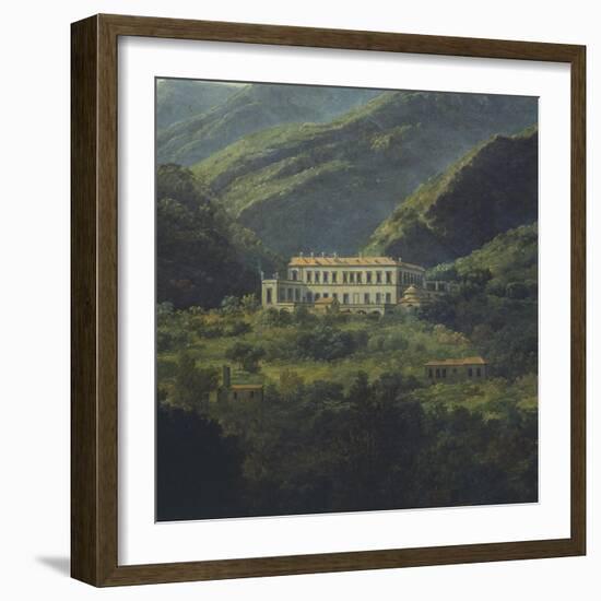 The Royal Palace of Quisisana, Near Naples-Johan Christian Clausen Dahl-Framed Giclee Print