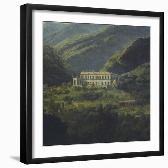 The Royal Palace of Quisisana, Near Naples-Johan Christian Clausen Dahl-Framed Giclee Print