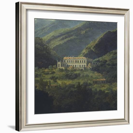 The Royal Palace of Quisisana, Near Naples-Johan Christian Clausen Dahl-Framed Giclee Print