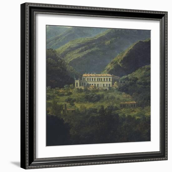 The Royal Palace of Quisisana, Near Naples-Johan Christian Clausen Dahl-Framed Giclee Print