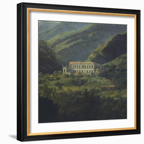 The Royal Palace of Quisisana, Near Naples-Johan Christian Clausen Dahl-Framed Giclee Print