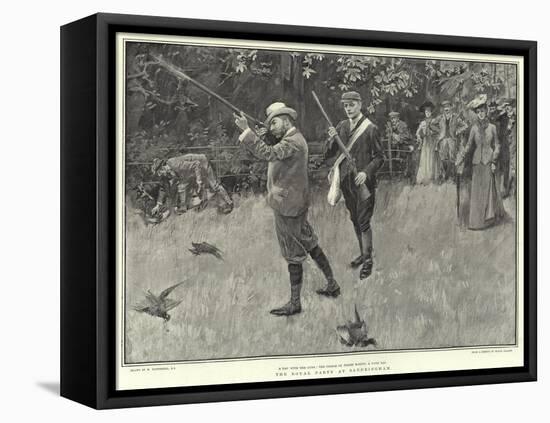 The Royal Party at Sandringham-William Hatherell-Framed Premier Image Canvas