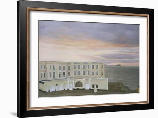 The Royal Pier Hotel, Winters Evening, 2006-Peter Breeden-Framed Giclee Print
