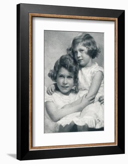 'The Royal Princesses', c1936 (1937)-Unknown-Framed Photographic Print