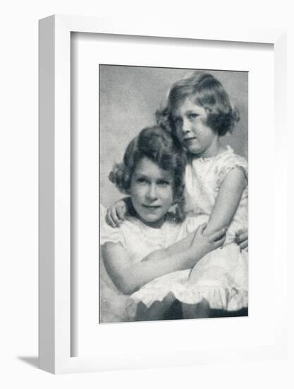 'The Royal Princesses', c1936 (1937)-Unknown-Framed Photographic Print