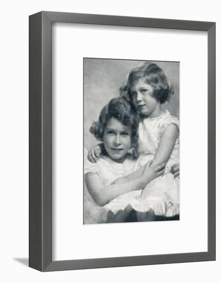 'The Royal Princesses', c1936 (1937)-Unknown-Framed Photographic Print