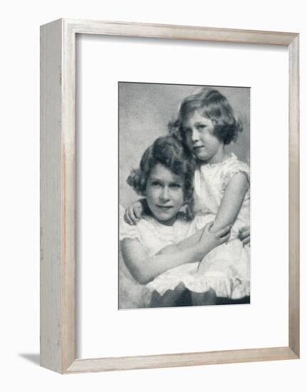 'The Royal Princesses', c1936 (1937)-Unknown-Framed Photographic Print