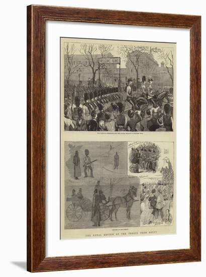 The Royal Review of the Troops from Egypt-null-Framed Giclee Print