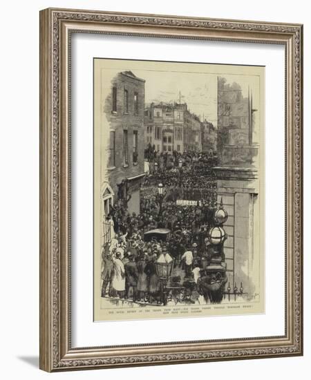 The Royal Review of the Troops from Egypt-William Lionel Wyllie-Framed Giclee Print