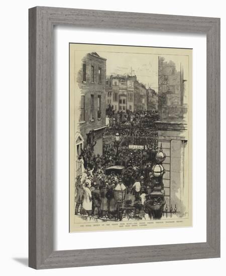 The Royal Review of the Troops from Egypt-William Lionel Wyllie-Framed Giclee Print