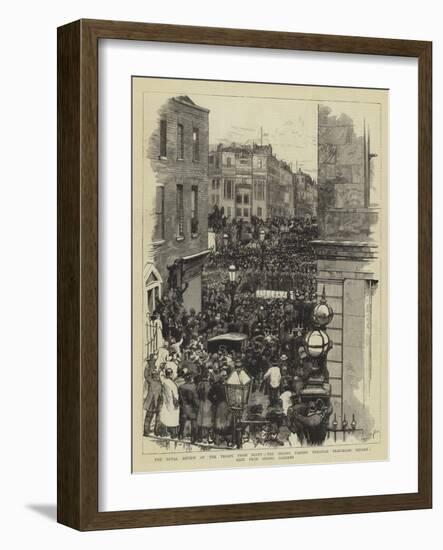 The Royal Review of the Troops from Egypt-William Lionel Wyllie-Framed Giclee Print