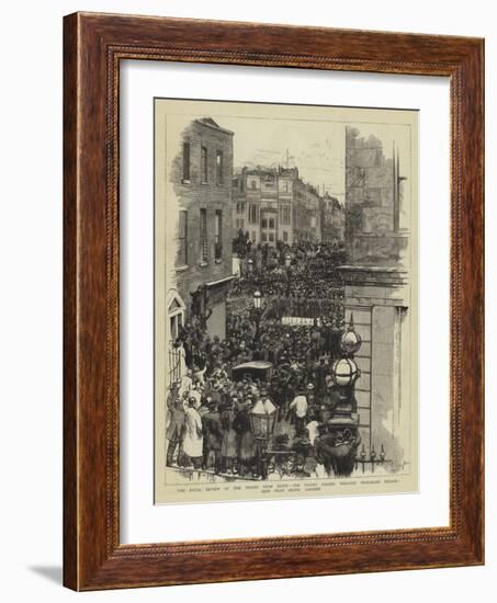 The Royal Review of the Troops from Egypt-William Lionel Wyllie-Framed Giclee Print