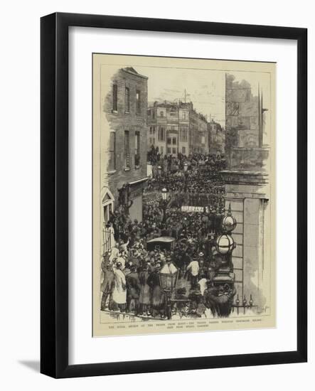 The Royal Review of the Troops from Egypt-William Lionel Wyllie-Framed Giclee Print