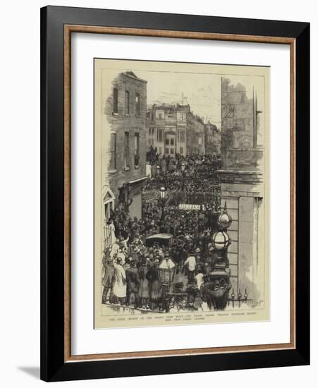 The Royal Review of the Troops from Egypt-William Lionel Wyllie-Framed Giclee Print