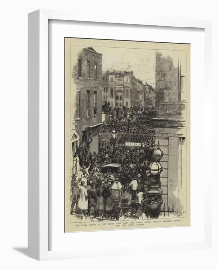 The Royal Review of the Troops from Egypt-William Lionel Wyllie-Framed Giclee Print