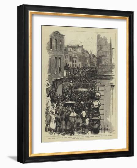 The Royal Review of the Troops from Egypt-William Lionel Wyllie-Framed Giclee Print