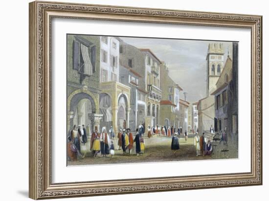 The Royal Road, Corfu-H. E. Allen-Framed Giclee Print