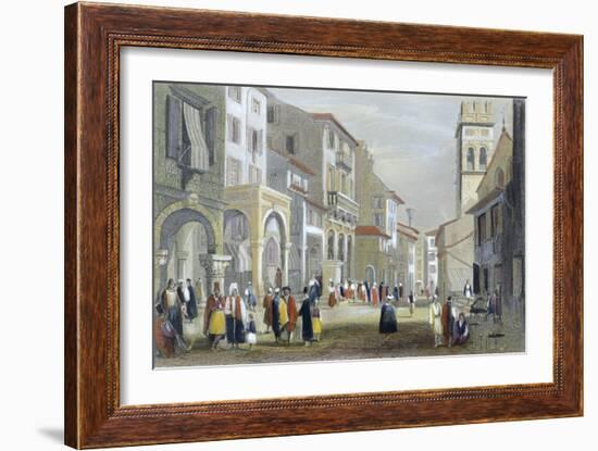 The Royal Road, Corfu-H. E. Allen-Framed Giclee Print