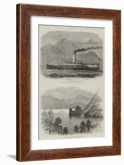 The Royal Route in Scotland-Edwin Weedon-Framed Giclee Print