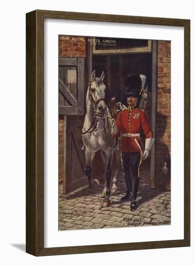 The Royal Scots Greys-Henry Payne-Framed Giclee Print