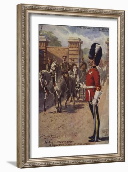 The Royal Scots Greys-Henry Payne-Framed Giclee Print