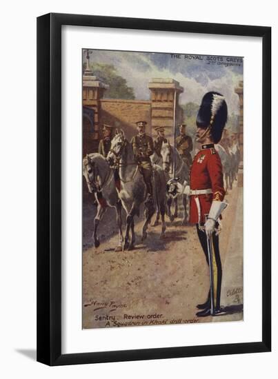 The Royal Scots Greys-Henry Payne-Framed Giclee Print