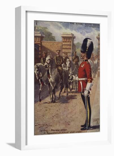 The Royal Scots Greys-Henry Payne-Framed Giclee Print