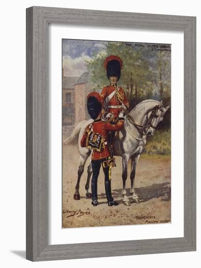 The Royal Scots Greys-Henry Payne-Framed Giclee Print