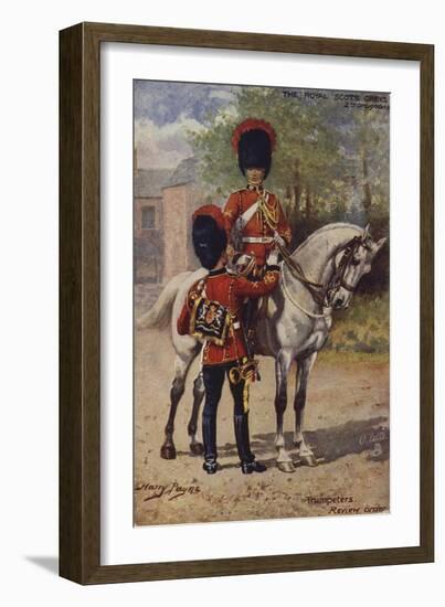 The Royal Scots Greys-Henry Payne-Framed Giclee Print