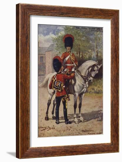 The Royal Scots Greys-Henry Payne-Framed Giclee Print