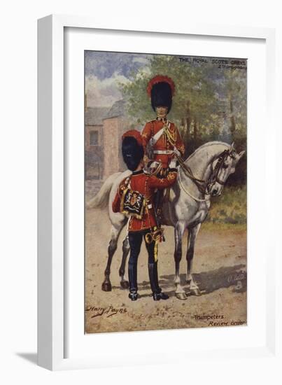 The Royal Scots Greys-Henry Payne-Framed Giclee Print