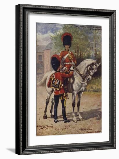 The Royal Scots Greys-Henry Payne-Framed Giclee Print