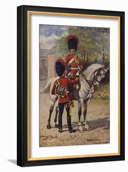 The Royal Scots Greys-Henry Payne-Framed Giclee Print