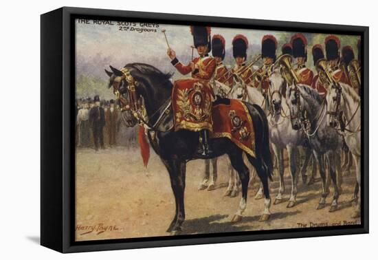 The Royal Scots Greys-Henry Payne-Framed Premier Image Canvas