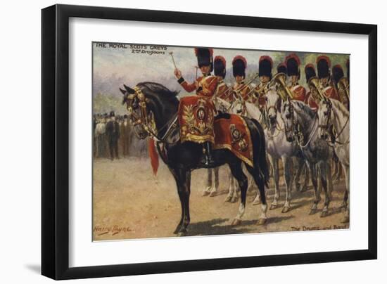 The Royal Scots Greys-Henry Payne-Framed Giclee Print