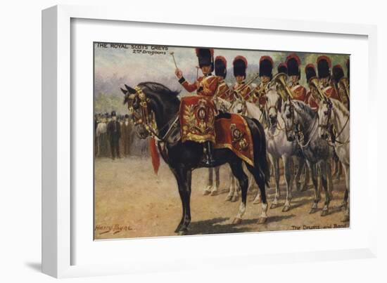 The Royal Scots Greys-Henry Payne-Framed Giclee Print