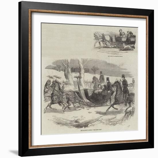 The Royal Sledge-null-Framed Giclee Print