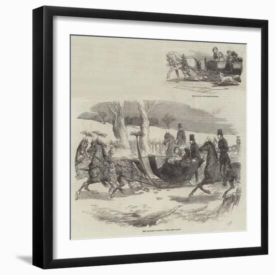 The Royal Sledge-null-Framed Giclee Print