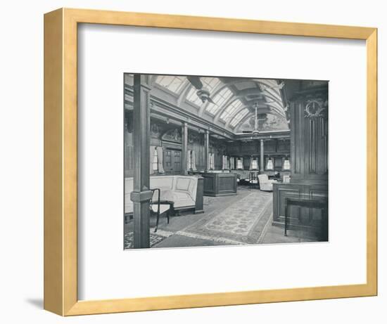 'The Royal Smoking Room', 1911-Unknown-Framed Photographic Print