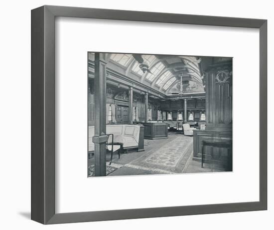 'The Royal Smoking Room', 1911-Unknown-Framed Photographic Print