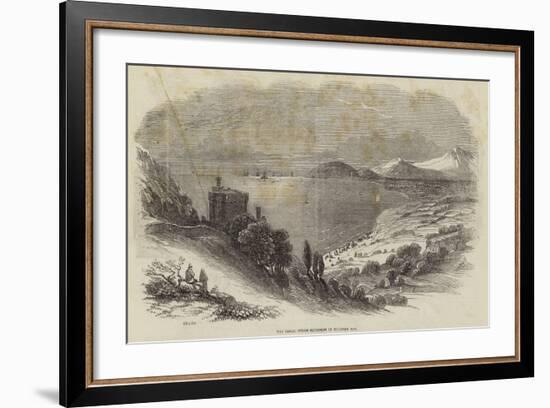 The Royal Steam Squadron in Killiney Bay-null-Framed Giclee Print