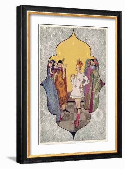 The Royal Tailors Admire Their Craftsmanship-Harry Clarke-Framed Art Print