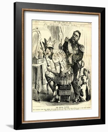 The Royal Tattoo, 1875-Joseph Keppler-Framed Giclee Print