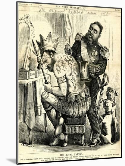 The Royal Tattoo, 1875-Joseph Keppler-Mounted Giclee Print