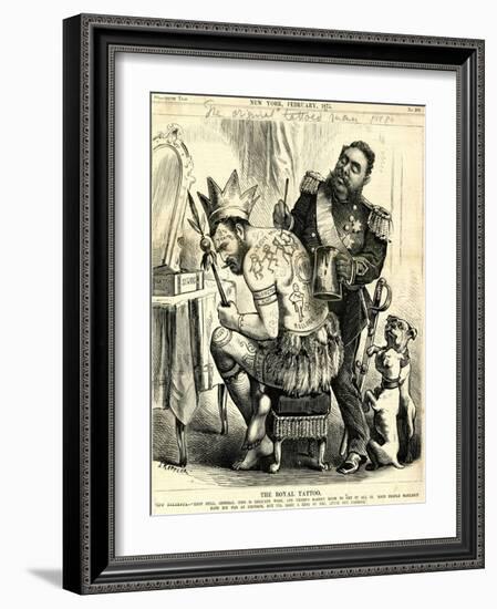 The Royal Tattoo, 1875-Joseph Keppler-Framed Giclee Print