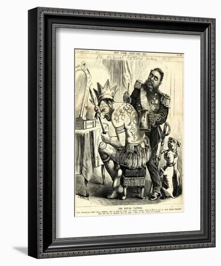 The Royal Tattoo, 1875-Joseph Keppler-Framed Giclee Print