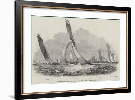 The Royal Thames Yacht Club, Sailing Match-null-Framed Giclee Print