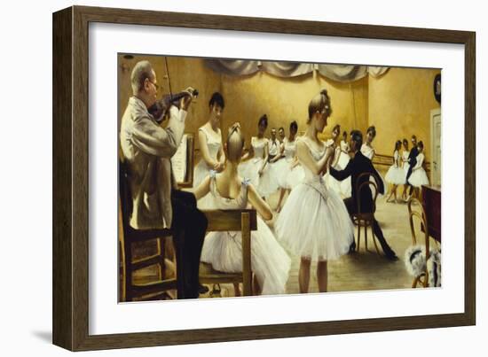 The Royal Theatre's Ballet School-Paul Fischer-Framed Giclee Print